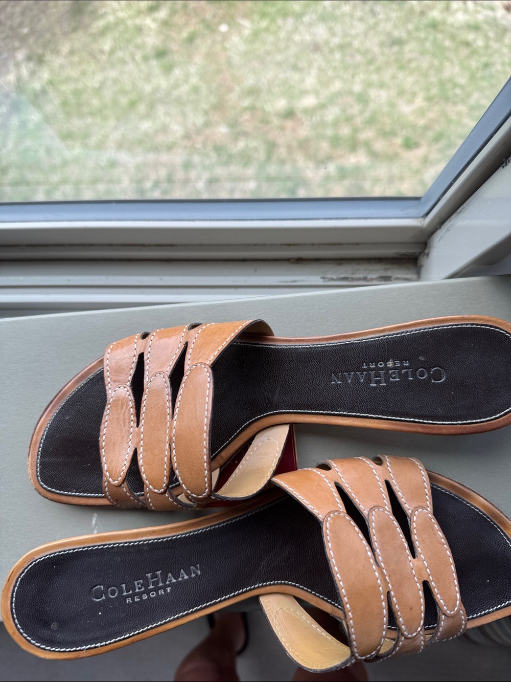 Cole Haan Sandal Size 8 with 1.25” heel
